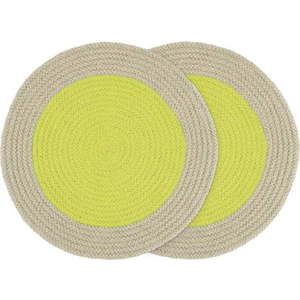 Látkové prostírání 2 ks ø 38 cm Lime - Remember obraz