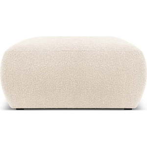 Béžový taburet z textilie bouclé Molino – Micadoni Home obraz
