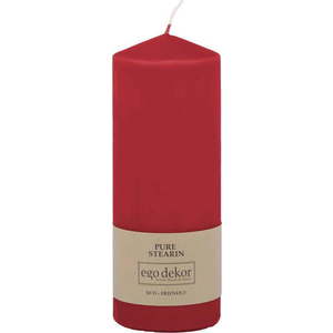 Červená svíčka Eco candles by Ego dekor Top, doba hoření 50 h obraz
