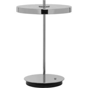 LED stmívatelná stolní lampa ve stříbrné barvě s kovovým stínidlem (výška 31 cm) Asteria Move – UMAGE obraz