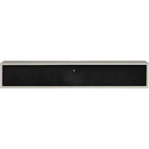 Černo-béžový TV stolek 133x22 cm Mistral – Hammel Furniture obraz