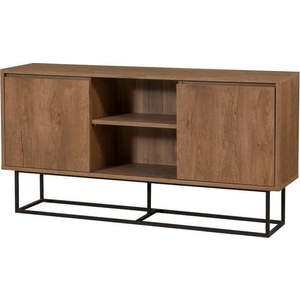 Nízká komoda v dekoru ořechu v přírodní barvě 140x72 cm Rodez – Kalune Design obraz
