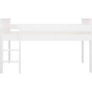 Bílá vyvýšená dětská postel 90x200 cm Alba - Tvilum obraz