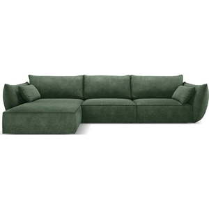 Tmavě zelená rohová pohovka (levý roh) Vanda – Mazzini Sofas obraz