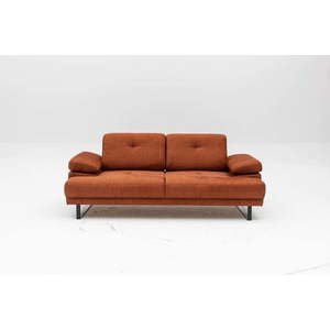 Oranžová pohovka 199 cm Mustang – Balcab Home obraz