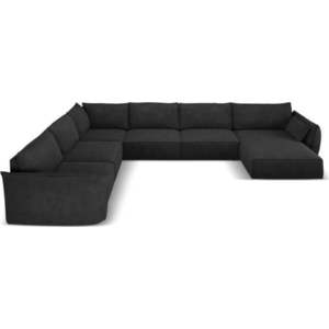 Tmavě šedá rohová pohovka (levý roh) Vanda – Mazzini Sofas obraz