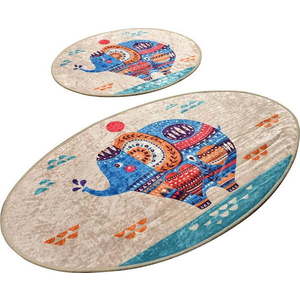 Koupelnové předložky v sadě 2 ks 60x100 cm Etnic – Foutastic obraz