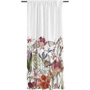 Závěs z bavlněného saténu 110x250 cm Floral – Butter Kings obraz