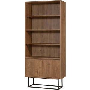 Knihovna v dekoru ořechu v přírodní barvě 80x182 cm Rodez – Kalune Design obraz