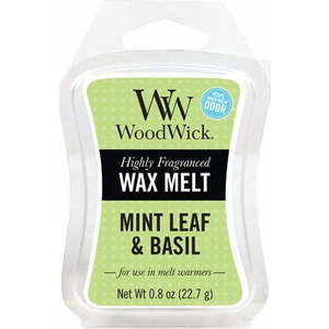Vosk do aromalampy s vůní máty a bazalky WoodWick, doba hoření 8 h obraz