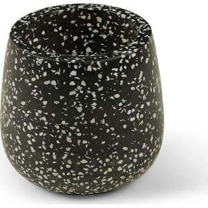 Tmavě šedý květináč Bonami Selection Terrazzo, ø 15 cm obraz