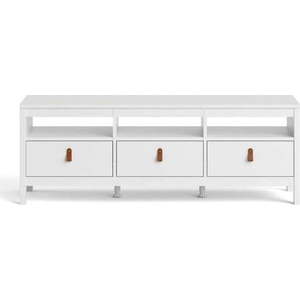 Bílý TV stolek 151x54 cm Madrid – Tvilum obraz