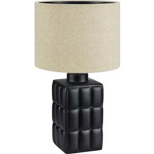 Béžovo-černá stolní lampa Markslöjd Cuscini, výška 58 cm obraz