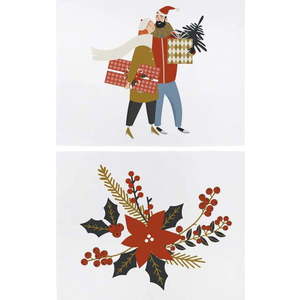 Látková prostírání s vánočním motivem v sadě 2 ks 35x45 cm Christmas Star – Butter Kings obraz
