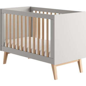 Šedá postýlka 60x120 cm Swing – Pinio obraz