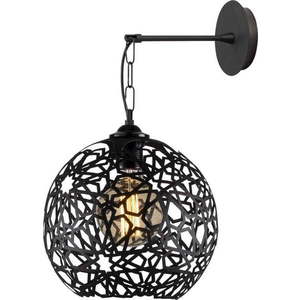 Černé nástěnné svítidlo ø 25 cm Fellini – Opviq lights obraz