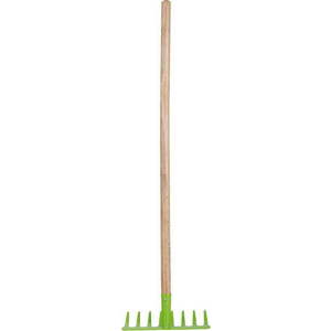 Zelené dětské hrabičky z jedlového dřeva Esschert Design Gardener obraz