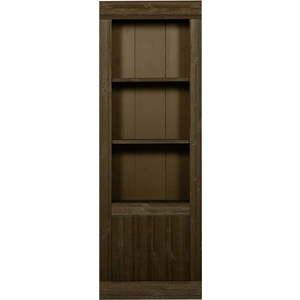 Hnědá knihovna z borovicového dřeva 78x230 cm Yumi – BePureHome obraz