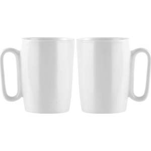 Bílé hrnky z kameniny v sadě 2 ks 250 ml Fuori – Vialli Design obraz