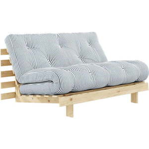 Bílá/světle modrá rozkládací pohovka 140 cm Roots – Karup Design obraz