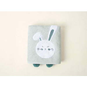 Zelená bavlněná dětská osuška 75x50 cm Bunny - Foutastic obraz