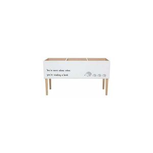 Bílá dětská knihovna 90x50 cm Salam – Bloomingville Mini obraz