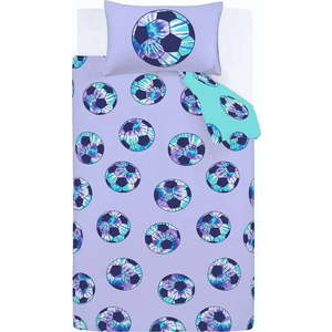 Dětské povlečení na jednolůžko 135x200 cm Tie Dye Football – Catherine Lansfield obraz