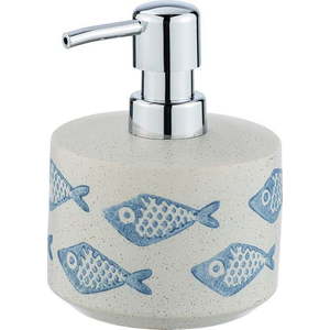 Modro-bílý kreamický dávkovač na mýdlo Wenko Aquamarin, 475 ml obraz