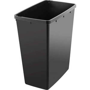 Černý plastový odpadkový koš 40 l – Addis obraz