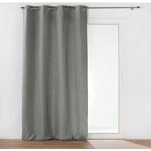 Šedý odhlučňovací závěs z mikrovlákna 135x260 cm Micropolar – douceur d'intérieur obraz