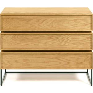 Komoda v dekoru dubu v přírodní barvě 100x78x42 cm Taiana – Kave Home obraz