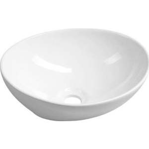 Bílé keramické umyvadlo 42x34 cm Aqualine – Sapho obraz