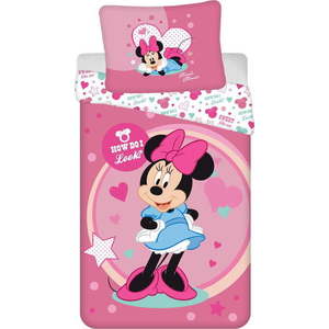 Dětské povlečení na jednolůžko z mikrovlákna 140x200 cm Minnie Sweet Like Me – Jerry Fabrics obraz