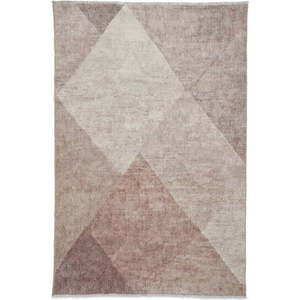 Světle hnědý pratelný běhoun s příměsí bavlny 60x170 cm Whisper – Think Rugs obraz