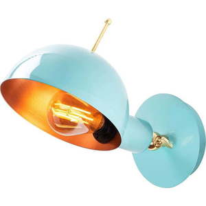 Nástěnné svítidlo ve světle modré a bronzové barvě ø 15 cm Sivani – Opviq lights obraz