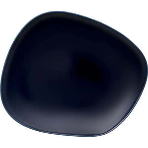 Tmavě modrý porcelánový talíř Villeroy & Boch Like Organic, 28 cm obraz