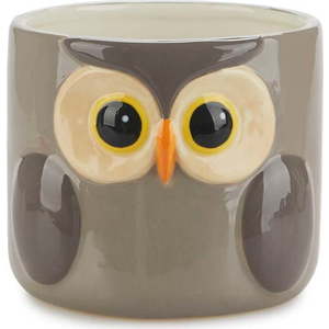 Keramický květináč ø 13, 5 cm Owl – Balvi obraz