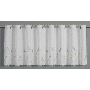 Bílá záclona 135x45 cm Lavender – Sehlbach obraz