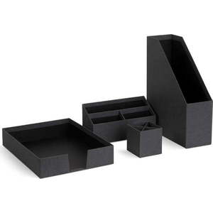 Kartonové organizéry v sadě 4 ks Hugo Canvas Paper Laminate – Bigso obraz