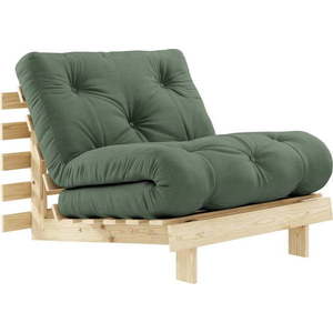 Variabilní křeslo Karup Design Roots Raw/Olive Green obraz