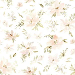 Dětská tapeta 10 m x 50 cm Watercolour Flowers – Lilipinso obraz