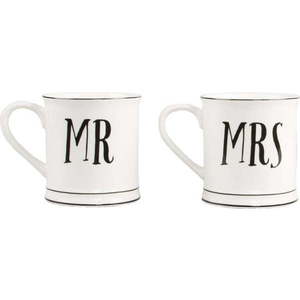 Sada 2 keramických hrnků Sass & Belle Mr & Mrs obraz