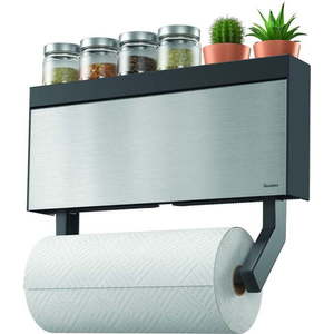 Nástěnný držák na kuchyňské role a fólie Metaltex Tango Inox obraz