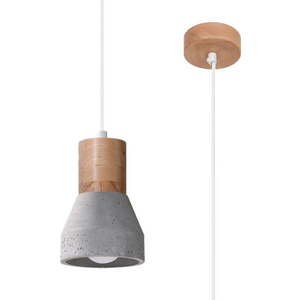 Šedé závěsné svítidlo ø 12 cm Valentina – Nice Lamps obraz