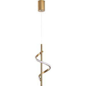 LED závěsné svítidlo ve zlaté barvě ø 16 cm Likma – Opviq lights obraz