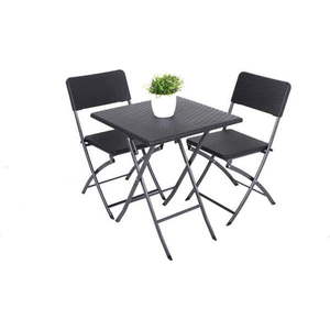 Šedý zahradní jídelní set Ventana – Garden Pleasure obraz
