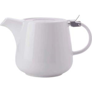 Bílá porcelánová čajová konvice se sítkem Maxwell & Williams Basic, 1, 2 l obraz