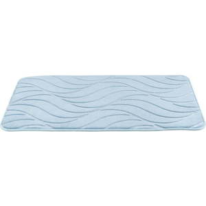 Světle modrá koupelnová předložka z paměťové pěny 50x80 cm Tropic – Wenko obraz