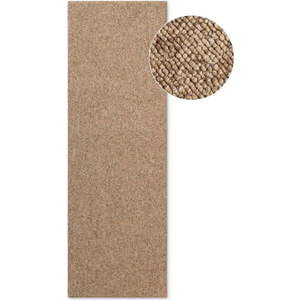 Světle hnědý pratelný běhoun 80x240 cm Rocco Caramel – Elle Decoration obraz
