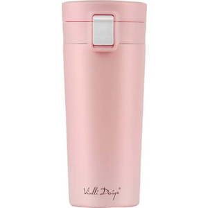 Růžový cestovní termohrnek Vialli Design Fuori, 400 ml obraz